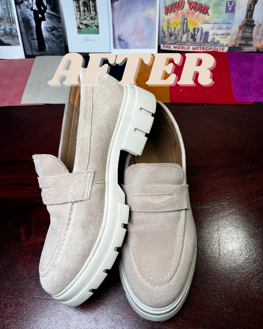 Sandy Beige Suede Care Set