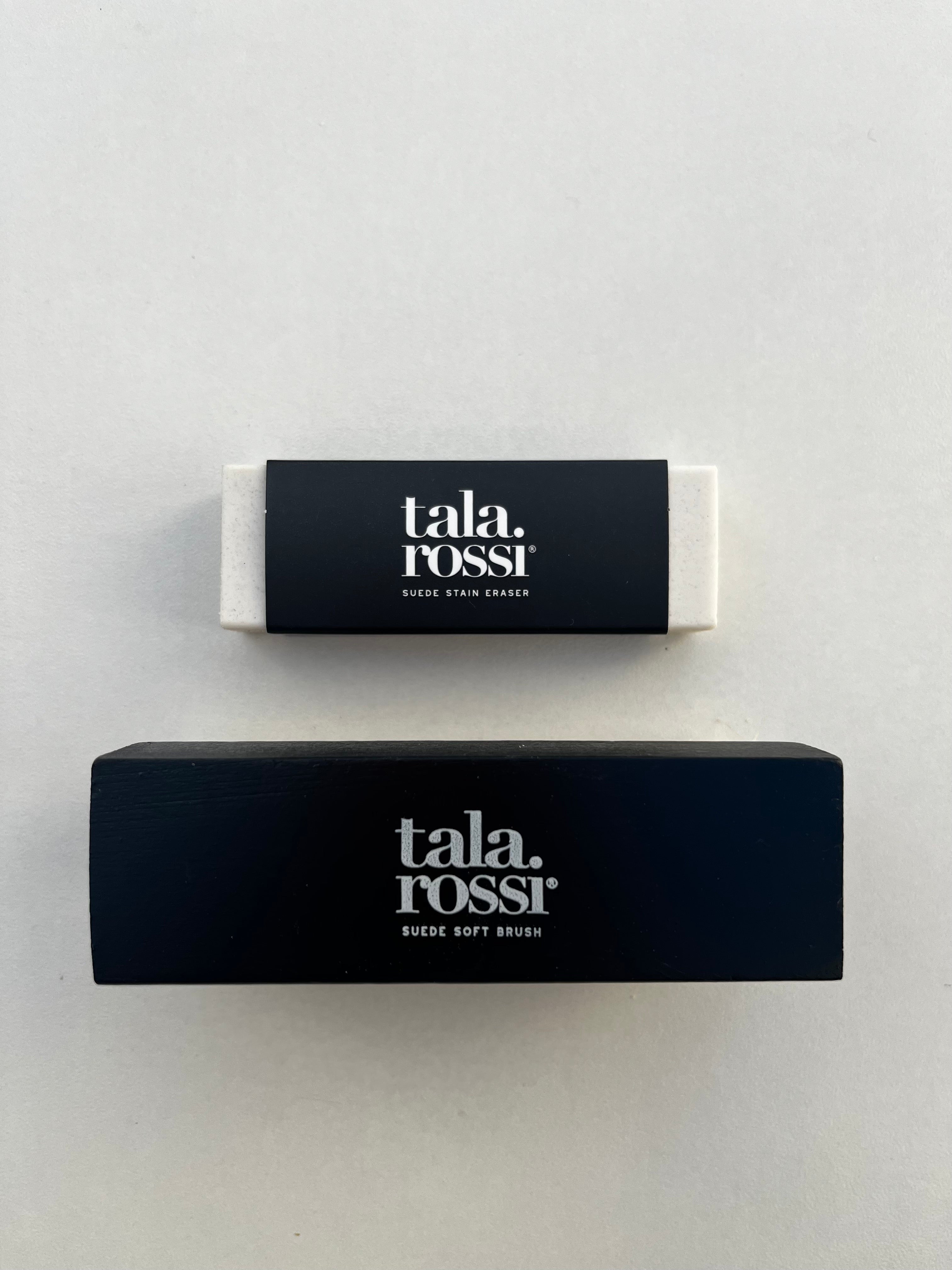 Suede brush and eraser kit