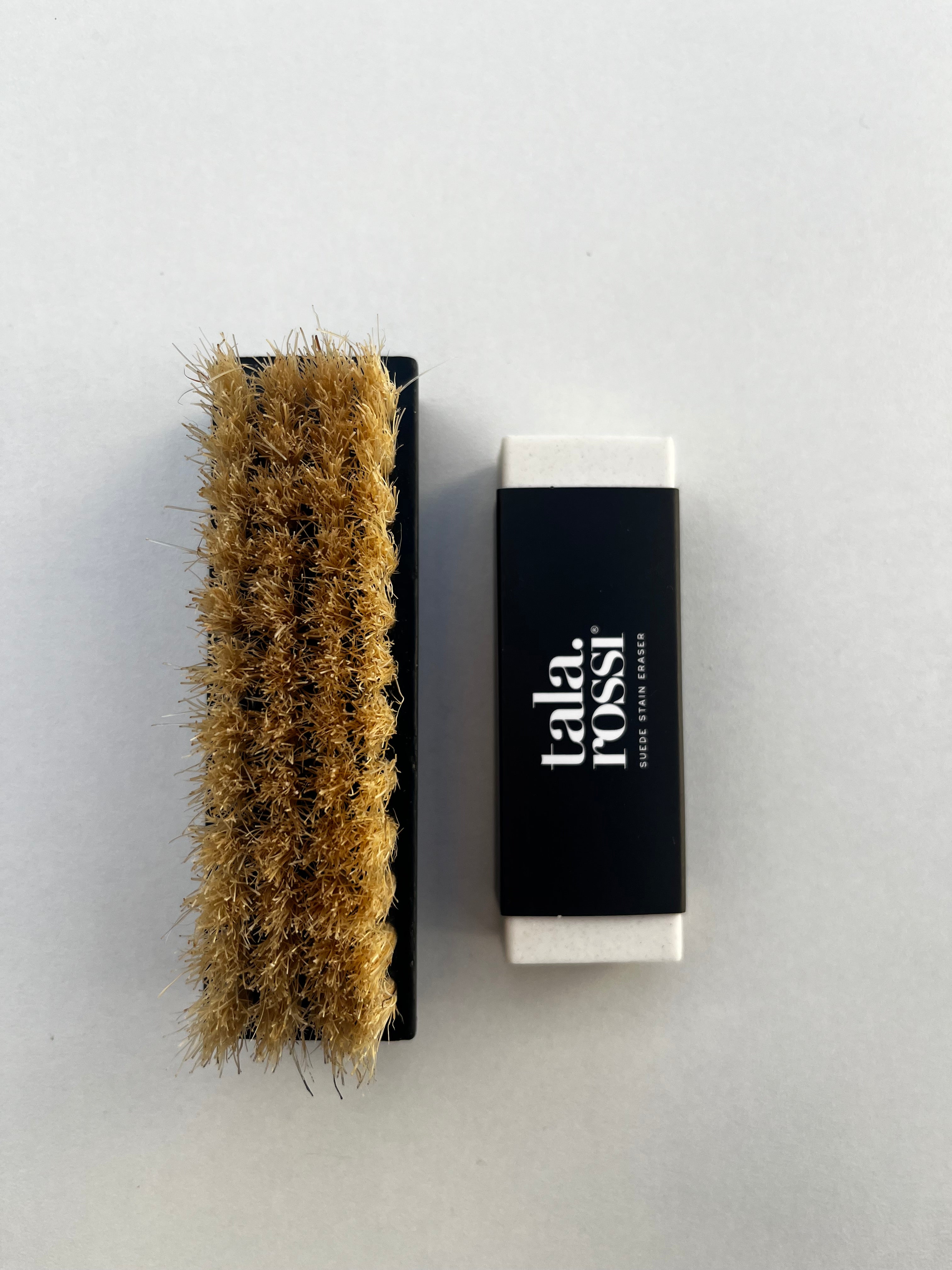 Suede brush and eraser kit