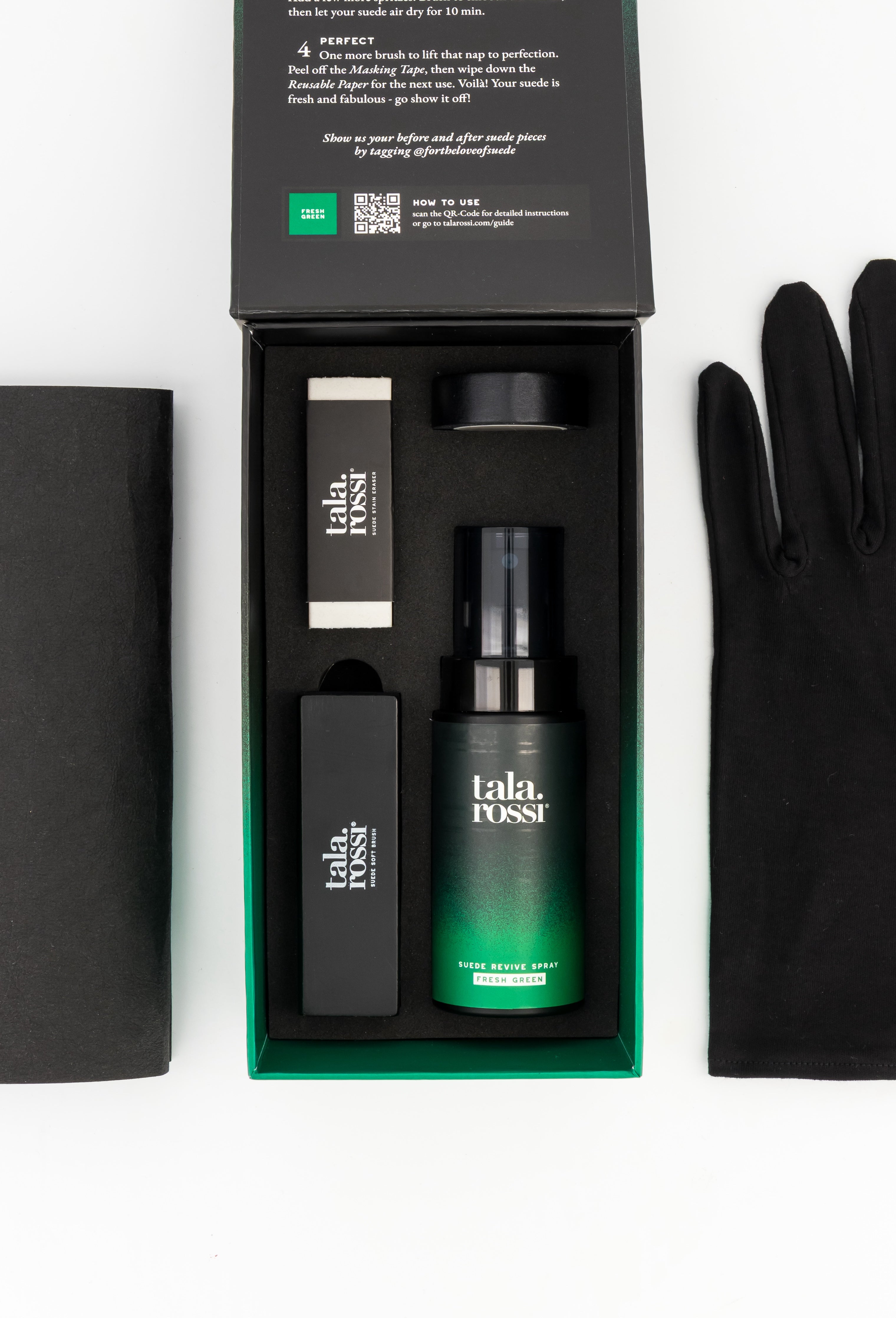 Fresh Green Suede Care Set