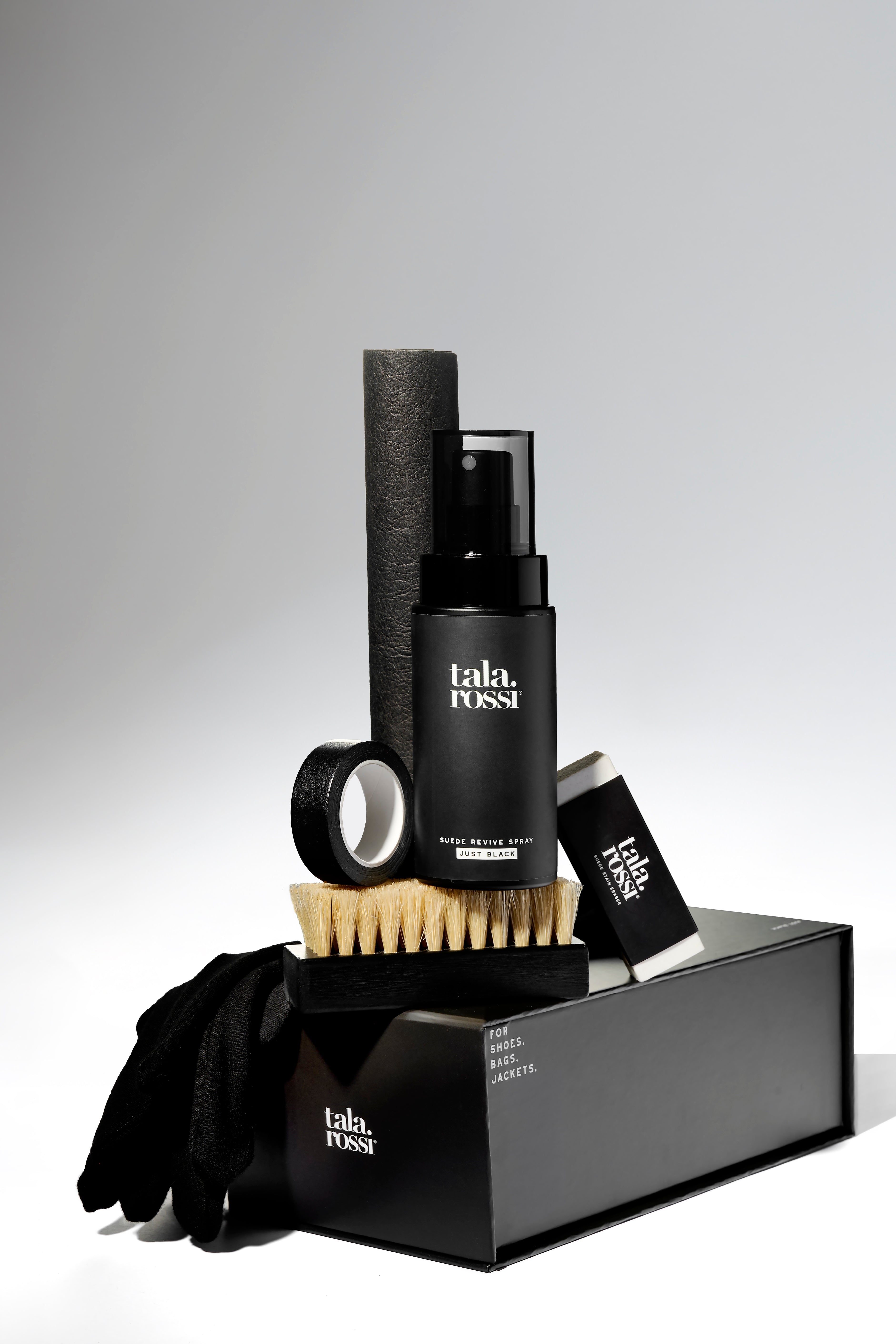 Just Black Suede Care Set