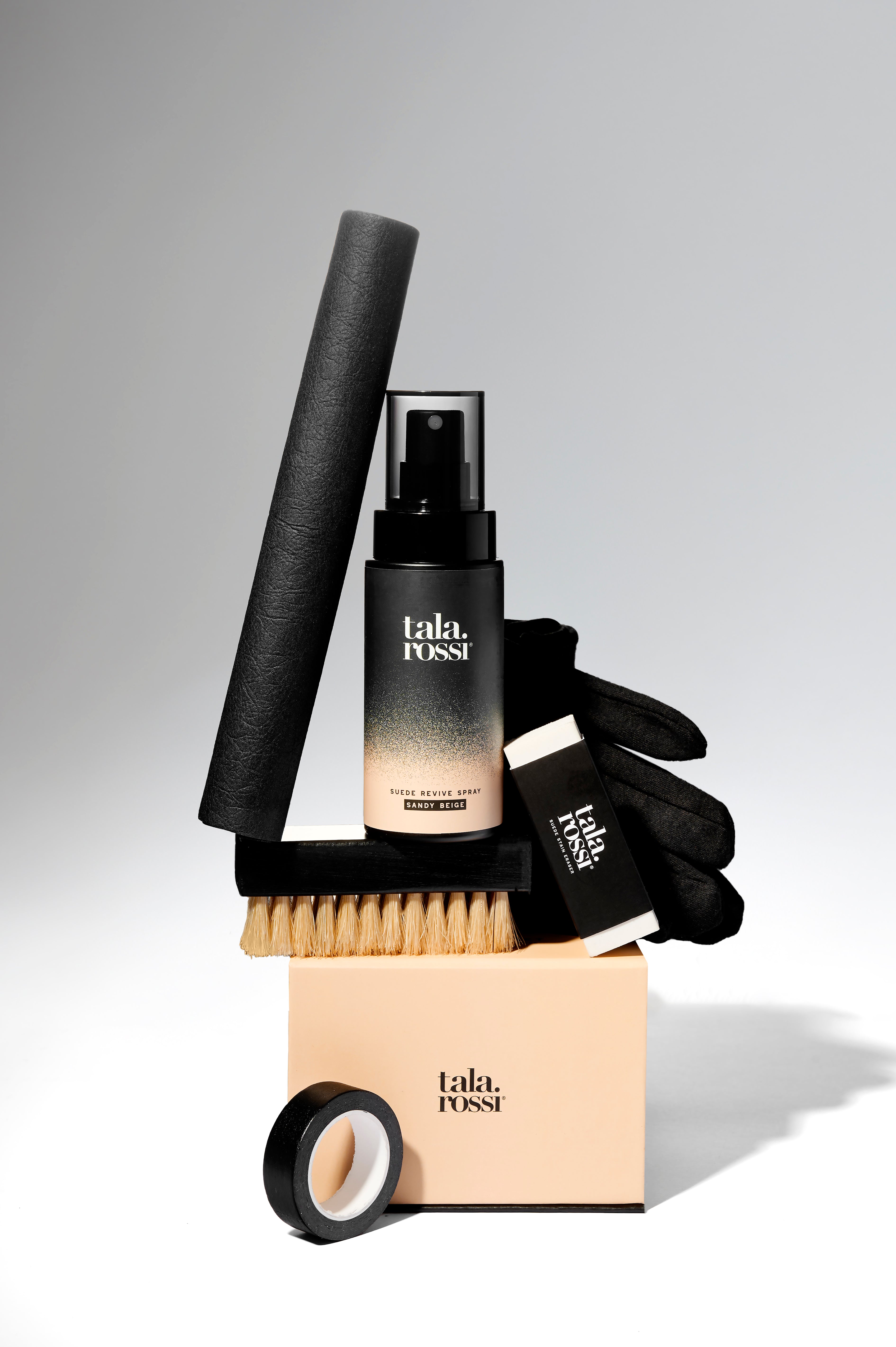 Sandy Beige Suede Care Set