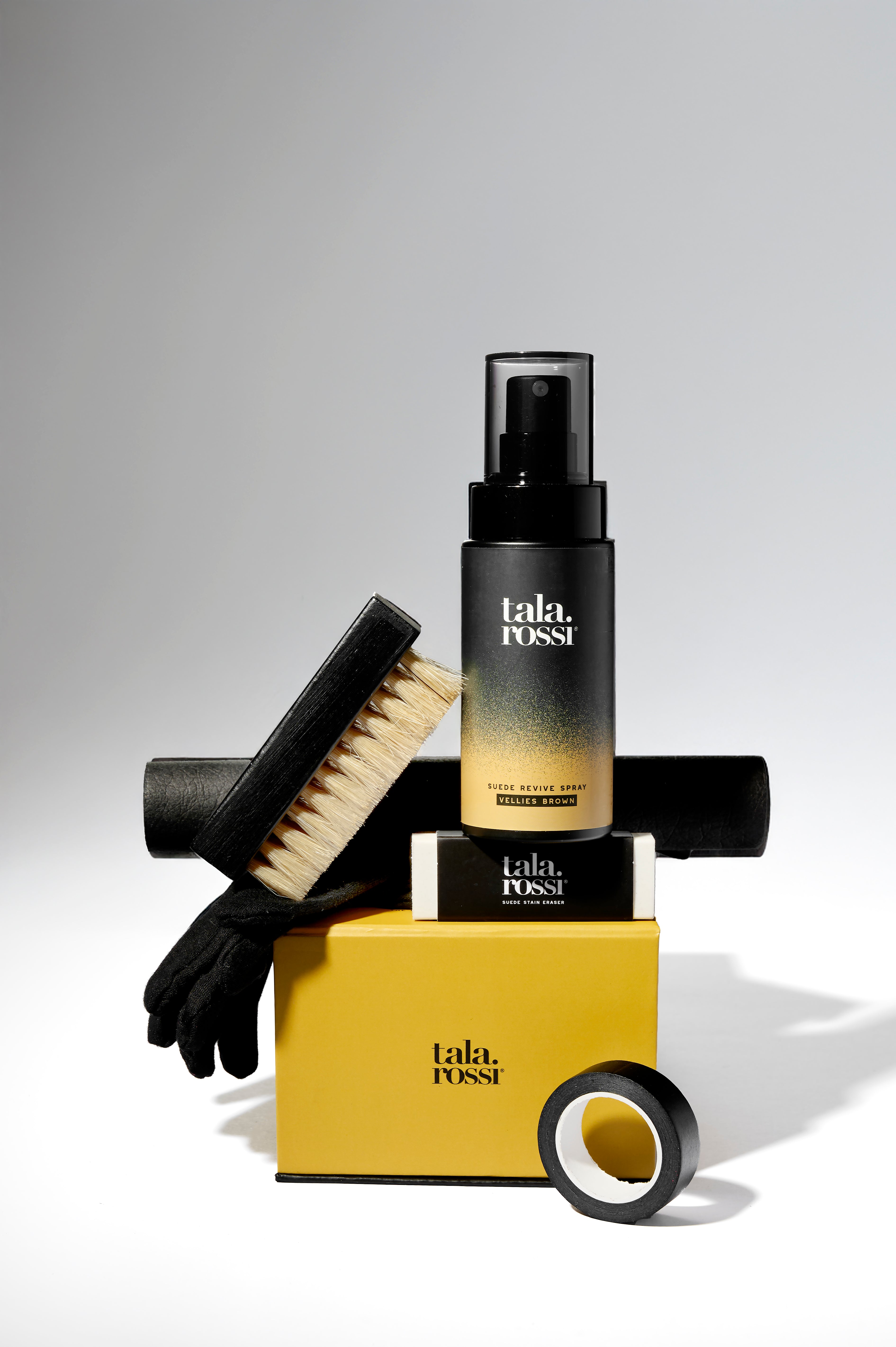 Vellies Brown Suede Care Set